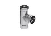 тройник феррум угол 90°, нержавеющий (430/0,8мм), ф160, по воде #