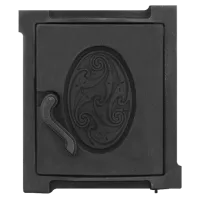 дверца чугунная топочная дту-4а "кельты" 300*342*75 мм окрашенная рубцовск