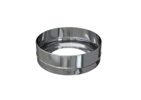 заглушка феррум с отверстием нержавеющая (430/0,5мм) ф200/280 #