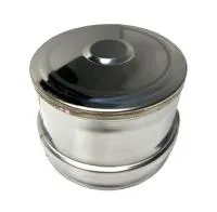 заглушка феррум внешняя нержавеющая (430/0,5 мм) ф220 нижняя #