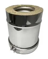 дымоход craft утепленный нержавеющий (316/0,8/304/0,5) ф250/350 l=1м по воде cerablanket #