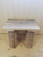 табурет малый, 0,45х0,29м, липа, горячего тиснения классика, пэм