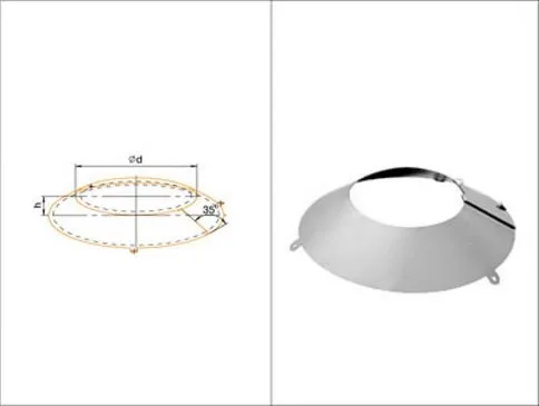 фланец феррум нержавеющий (430/0,5мм), ф160-180 #