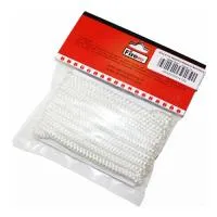 шнур уплотнительный из керамического волокна, 6мм, l=2м, белый, fireway